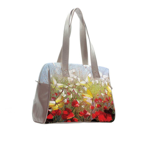 Сумка на плечо BAG5 «Полет над маковым полем»