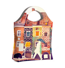 Сумка тоут BAG4 «The city watercolor»