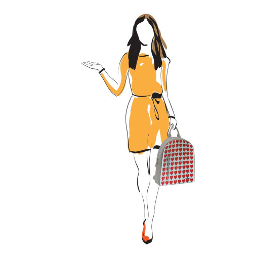 Рюкзак BKP2 «Сердечки»