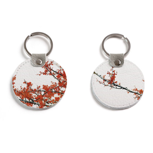 Брелок (Круглый) TRI4 «Ветка сакуры»