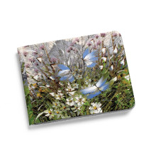 Кошелек мини, PRS2 «Бабочки над цветами и травами»