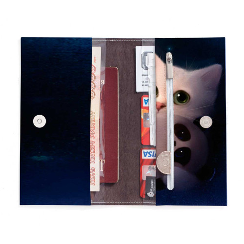 Портмоне PRS3 «Cat & Panda»