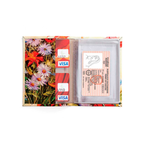 Обложка для автодокументов, AUT2 «Букет»