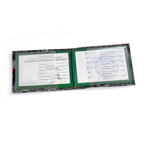 Обложка для студенческого билет STD1 «VW»