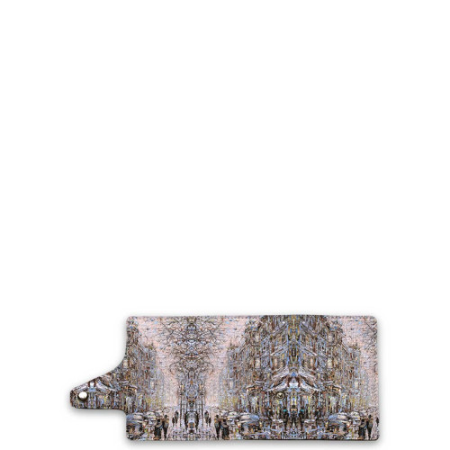 Кошелек мини, кардхолдер, PR24 «Ранний вечер на петербургской улице»