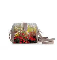 Сумка кросс-боди BAG6 «Полет над маковым полем»