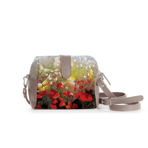 Сумка кросс-боди BAG6 «Полет над маковым полем»