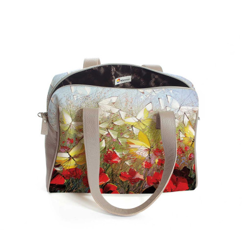 Сумка на плечо BAG5 «Полет над маковым полем»