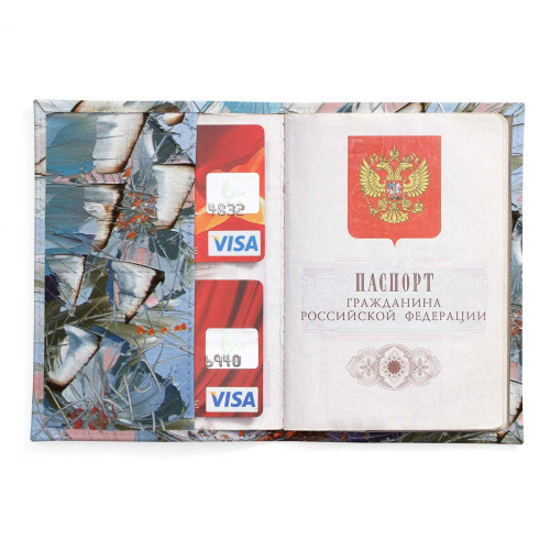 Обложка для паспорта, PAS2 «Бабочки 8»