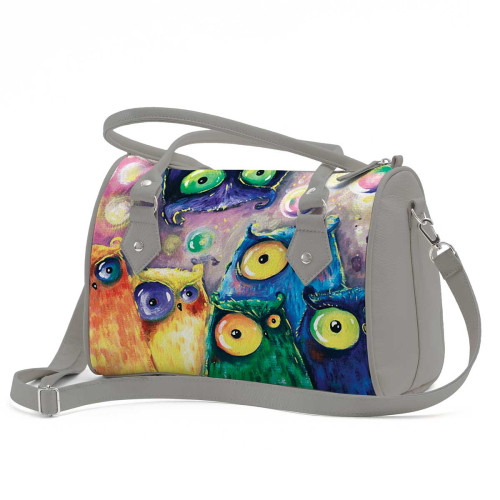 Сумка на руку BG13 «Many owls»