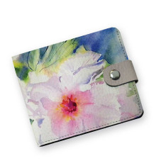 Кошелек мини PRS8 «Two peonies»