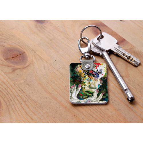 Брелок (Прямоугольный ) TRI1 «Women Art»