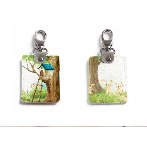 Брелок (Прямоугольный ) TRI1 «Little House»