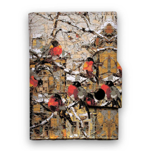 Кошелек мини, кардхолдер, PR24 «Снегири»