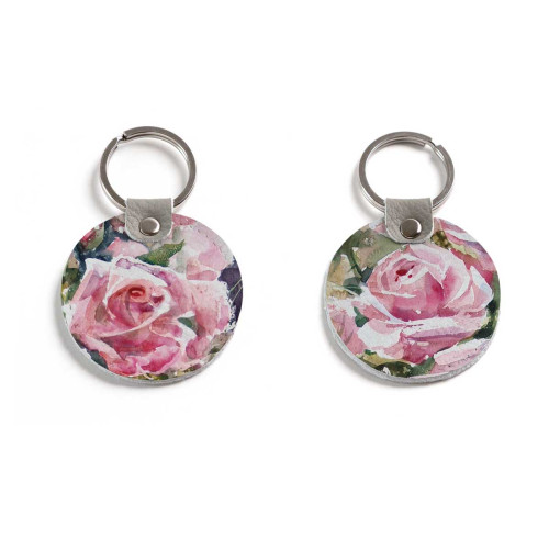 Брелок (Круглый) TRI4 «Благоуханье нежных роз»