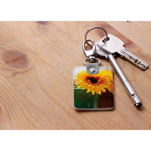 Брелок (Прямоугольный ) TRI1 «Sunflower»