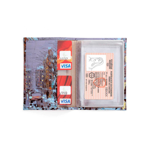 Обложка для автодокументов, AUT2 «Зимний Петербург»