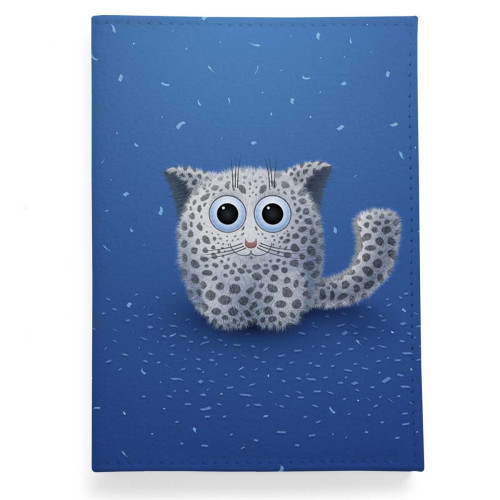 Обложка для паспорта, PAS2 «Snow leopard»
