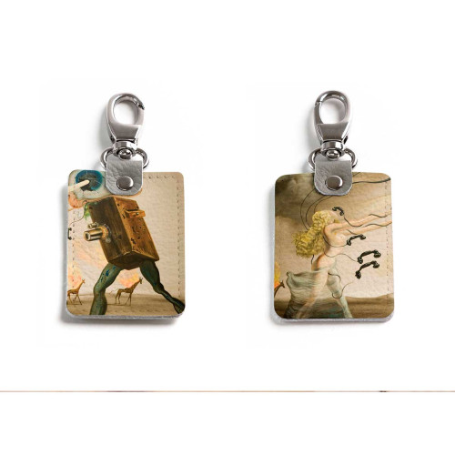 Брелок (Прямоугольный ) TRI1 «Salvador Dali»