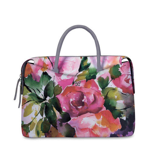 Сумка на руку, BA01 «Watercolor flowers in vase»