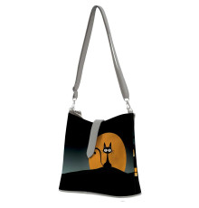 Сумка на плечо BG12 «Кот с луной»