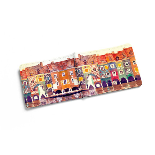 Кошелек мини, PRS2 «The city watercolor»