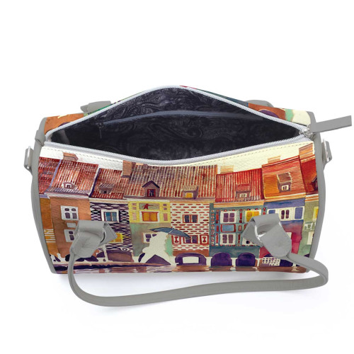 Сумка на руку BG13 «The city watercolor»