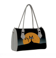 Сумка на руку BG13 «Кот с луной»