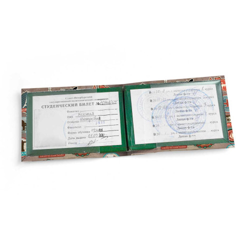 Обложка для студенческого билет STD1 «Travel»