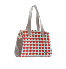 Сумка на плечо BAG5 «Сердечки»