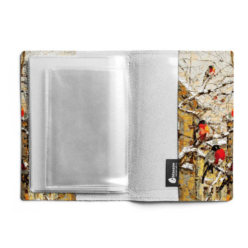 Обложка для автодокументов, AUT1 «Снегири»