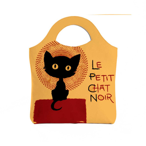 Сумка тоут BAG4 «Small black cat»