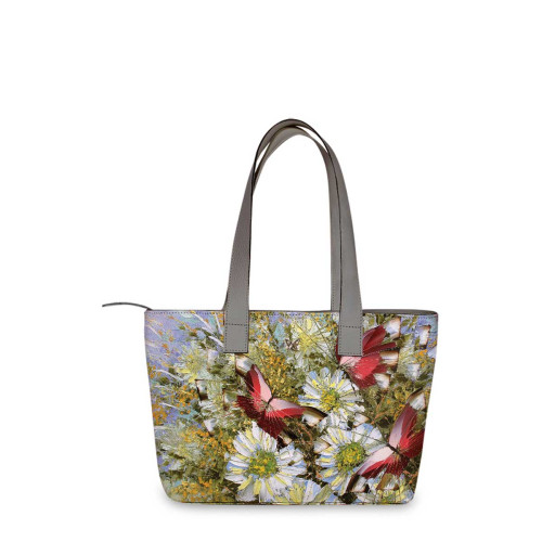 Сумка тоут, BAG2 «Бабочки и цветы»