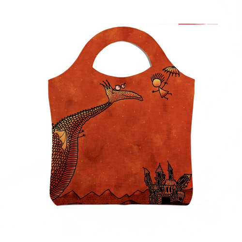 Сумка тоут BAG4 «Барышня и дракон»