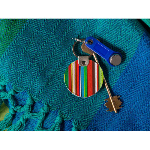 Брелок (Круглый) TRI4 «Полоски»