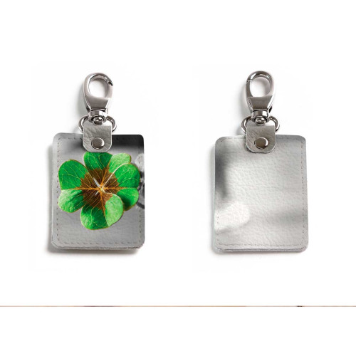 Брелок (Прямоугольный ) TRI1 «Клевер»