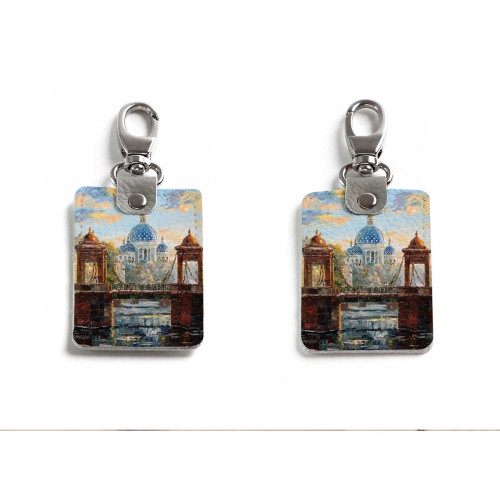 Брелок (Прямоугольный ) TRI1 «Троицкий собор»