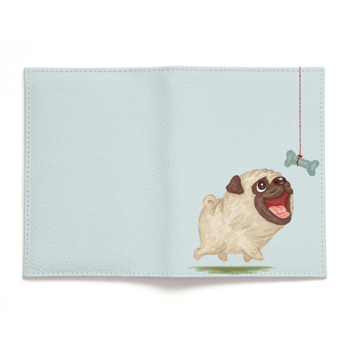 Обложка для паспорта, PAS2 «Dog with bone»