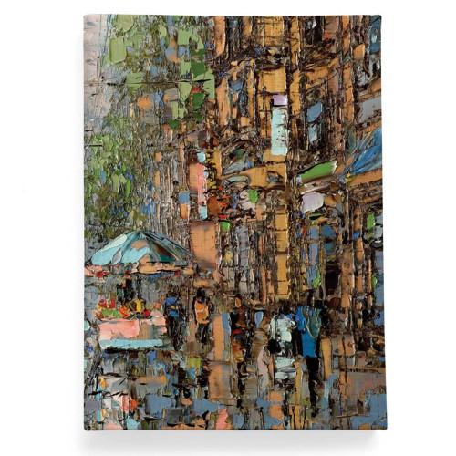 Обложка для автодокументов, AUT2 «Летний день на петербургской улице»