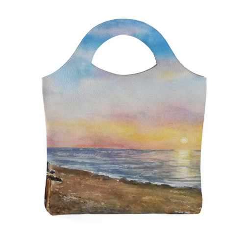 Сумка тоут BAG4 «Морской рассвет »