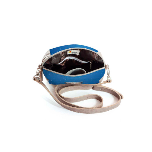 Сумка кросс-боди BAG6 «Snow leopard»