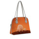 Сумка на плечо BG11 «Слоны оранжевые»
