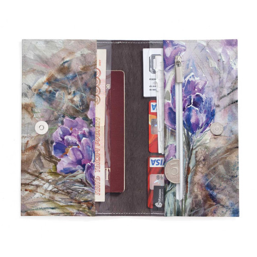 Портмоне PRS3 «На опушке расцвела сон-трава»