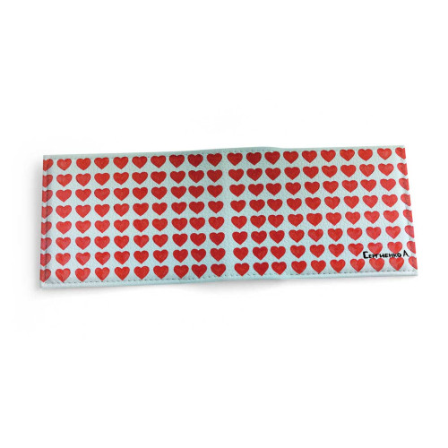 Обложка для студенческого билет STD1 «Сердечки»