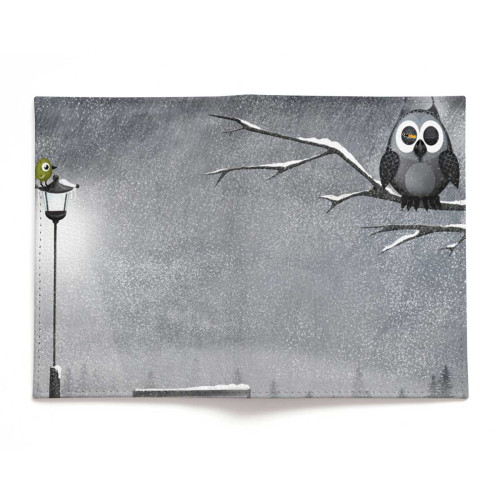Обложка для автодокументов, AUT2 «Owl & bird»