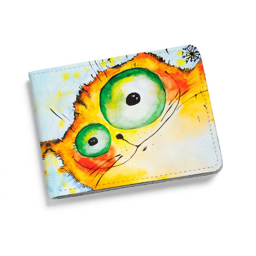 Кошелек мини, PRS2 «Crazy cat»