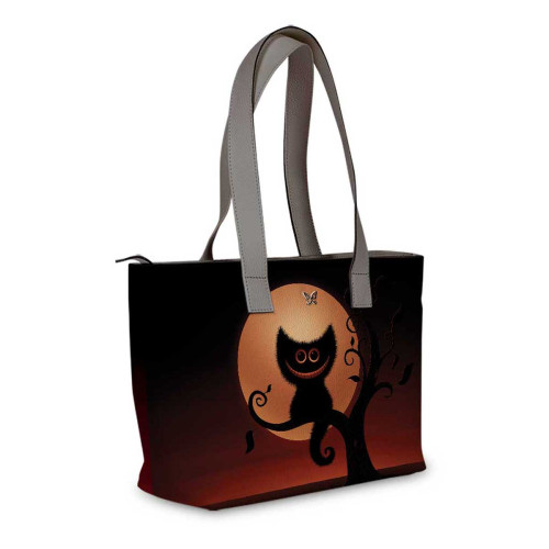 Сумка тоут, BAG2 «Кот на ветке»