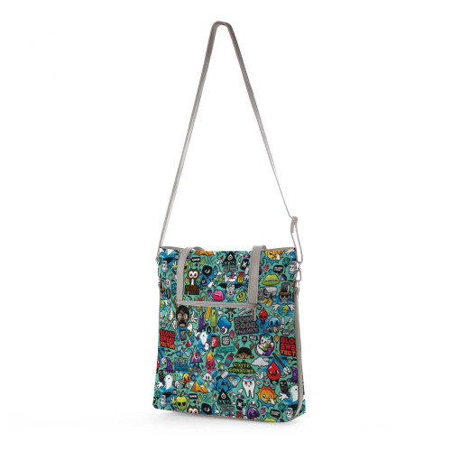 Сумка тоут BAG9 «Colored drawings»