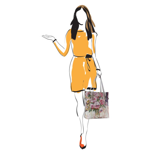 Сумка тоут BAG9 «Благоуханье нежных роз»