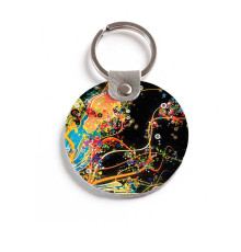 Брелок (Круглый) TRI4 «Burst of Color»
